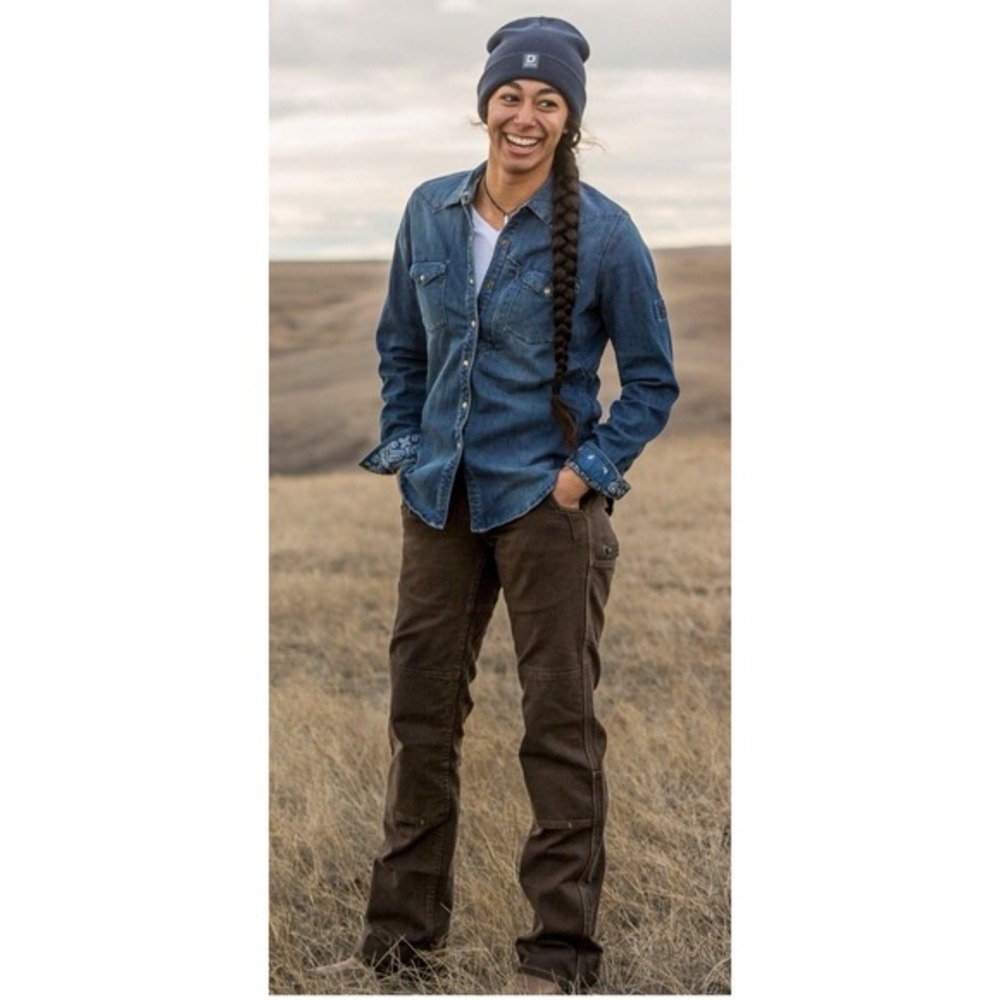 Women's Dovetail Day Construct Pant Brown Canvas 18x30 Tall NWOT Manual‎ Labor